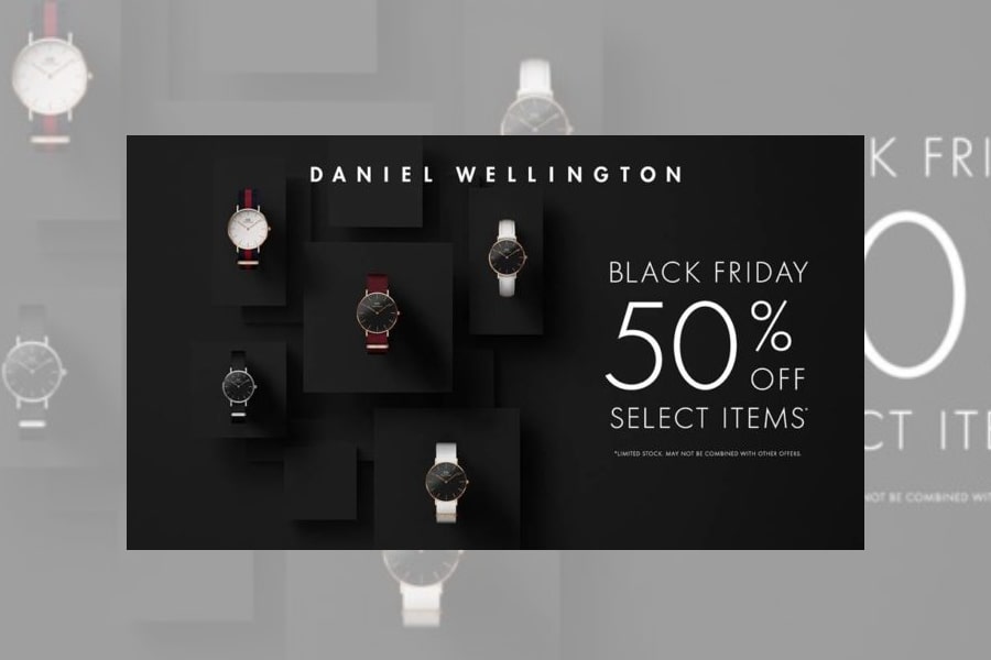 Daniel Wellington Sale Black Friday 