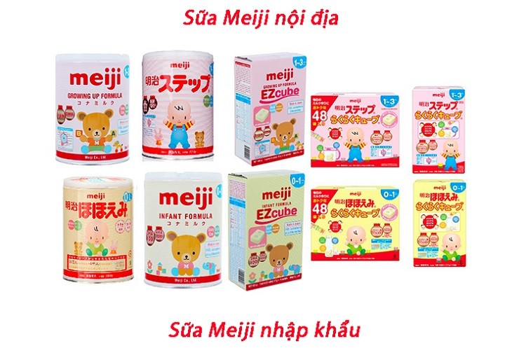 Sữa nội địa Nhật cho bé Meiji