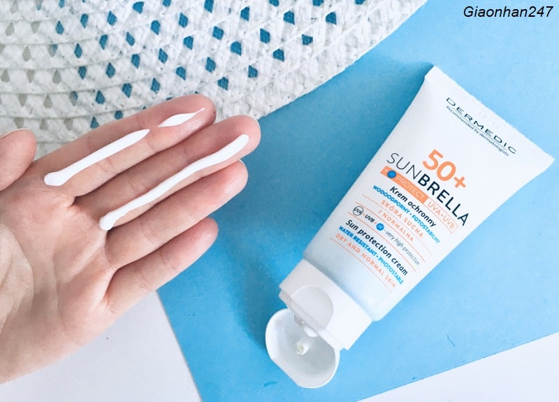 Dermedic cho da khô Sunbrella Sun Protection Cream Dry and Normal Skin SPF 50+ 
