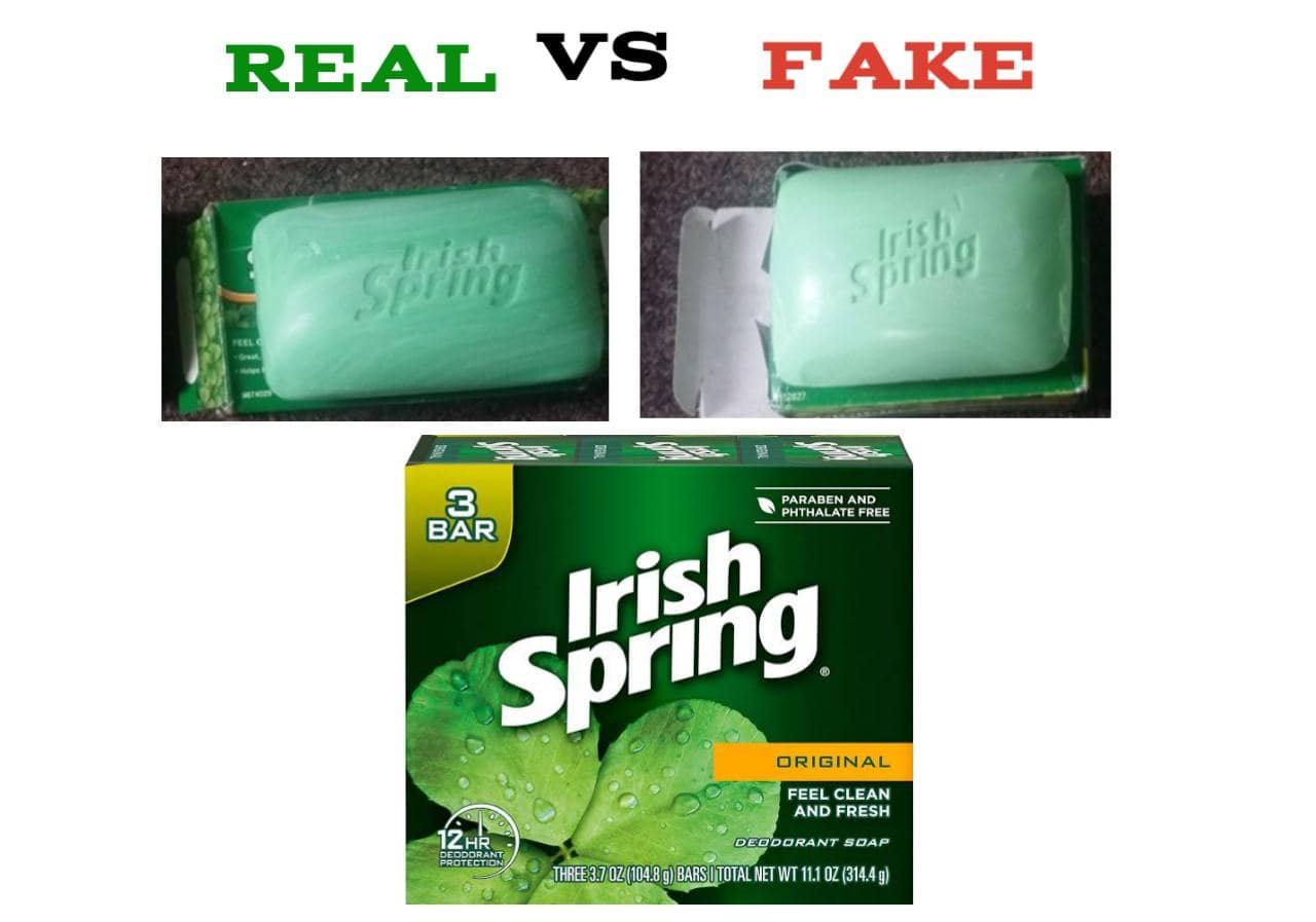 xa phong Irish Spring fake