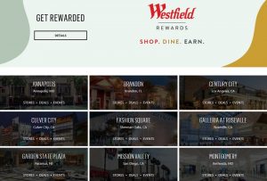 Trang web Westfield