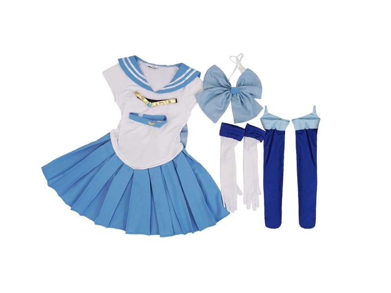 Ami Mizuno Costume for Sailor Moon Fans | Sailor Mercury Cosplay | Size: M