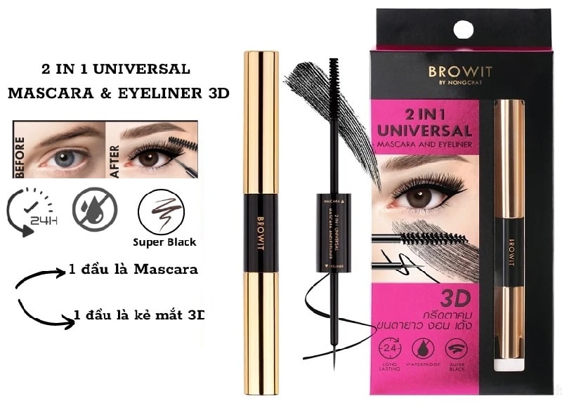 2 in 1 Universal Mascara and Eyeliner