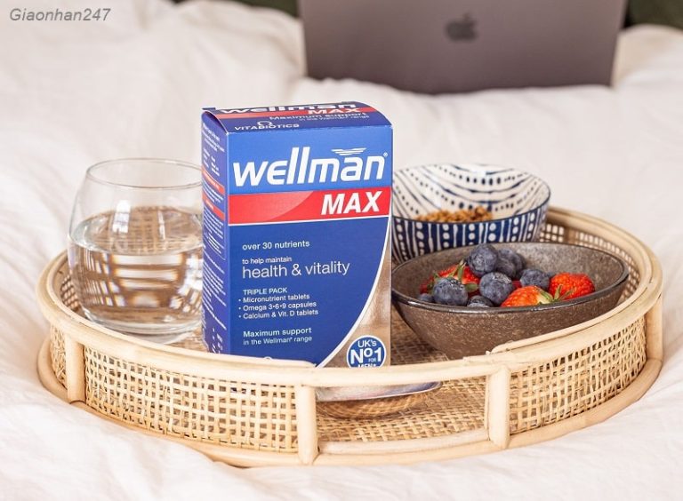 Review tác dụng 6 viên uống Wellman Vitabiotics cho nam giới