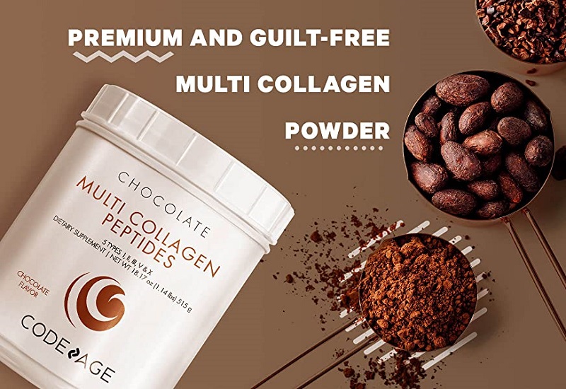 CodeAge Multi Collagen Protein Powder Chocolate
