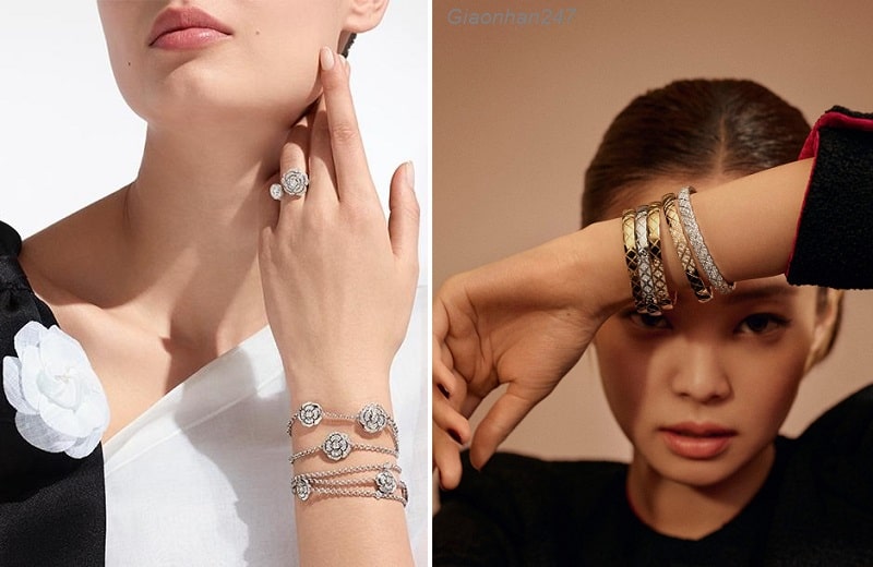 Vòng tay chanel vàng bản to hàng độc Cao cấp Dòng sản phẩm mới của  lien  fashion
