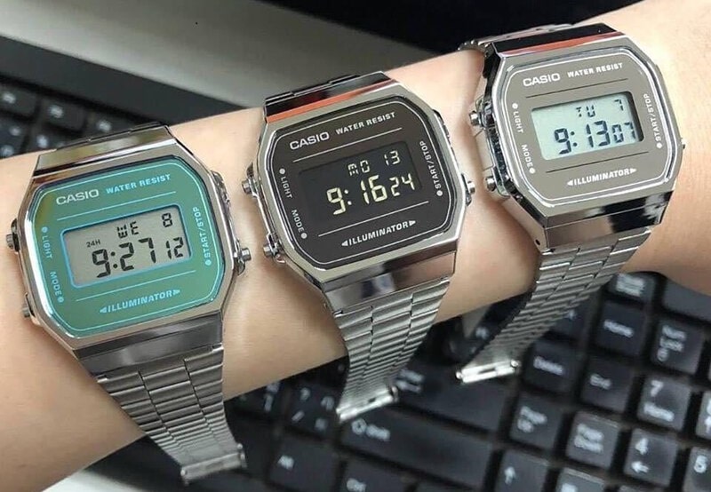 Casio Stainless Steel Back Water Resistant