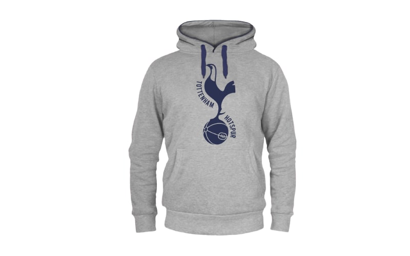  Tottenham dài tay hoodie có mũ Hotspur FC Official Soccer Gift Mens Fleece Graphic Hoody